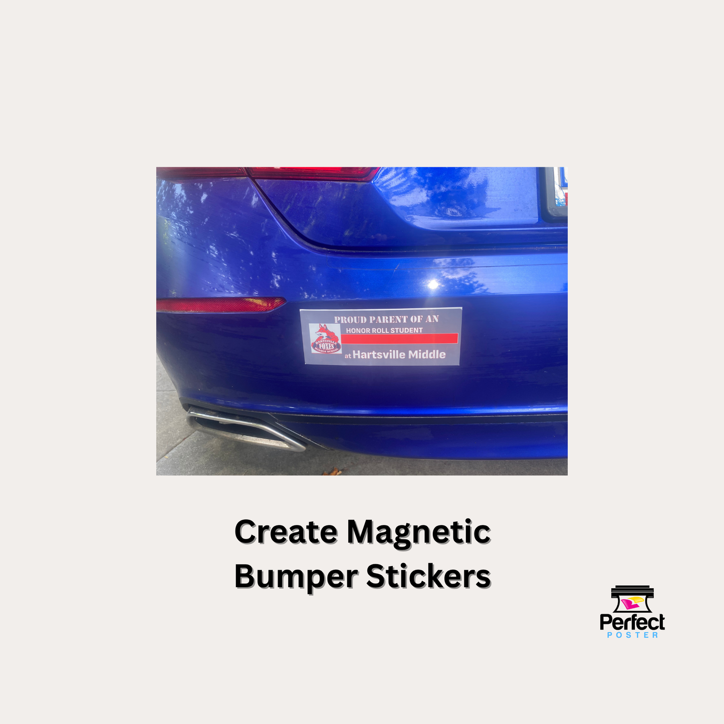 Awards Maker System - Magnetic Bumper Stickers - Awards Maker for Schools - School Fundraiser Ideas Perfect School Tools