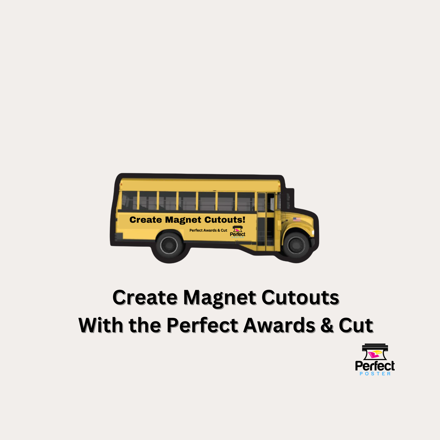 Magnet Cut outs - Awards Maker - Awards & Cut - Die Cut Machine Perfect School Tools