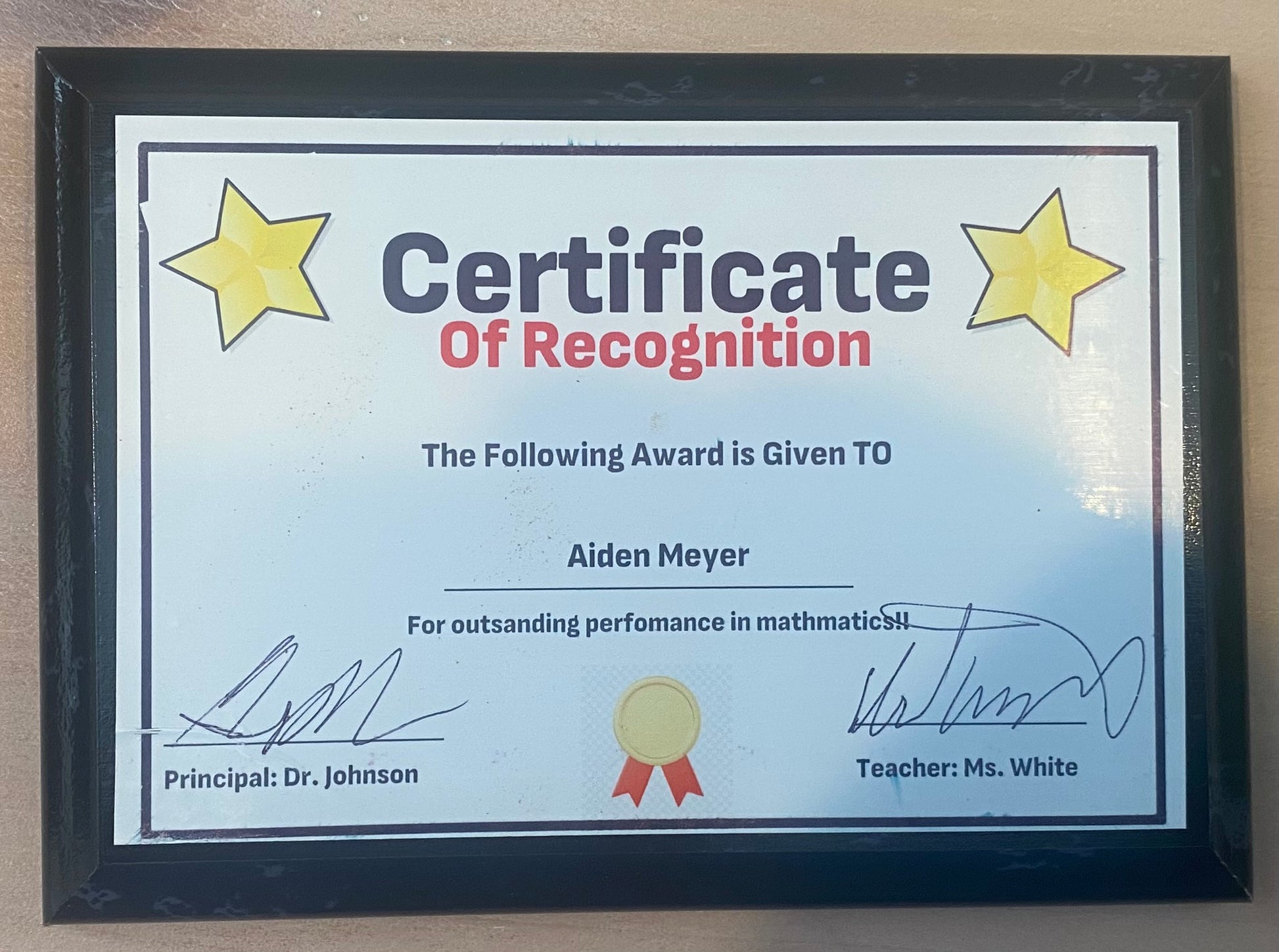 Awards Maker System - Award Plaque - Recognizer - Awards Maker for Schools