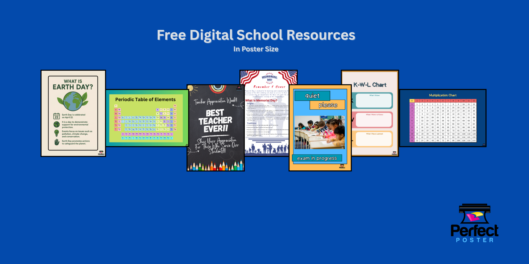 Free School Poster Templates - Educational Poster Templates