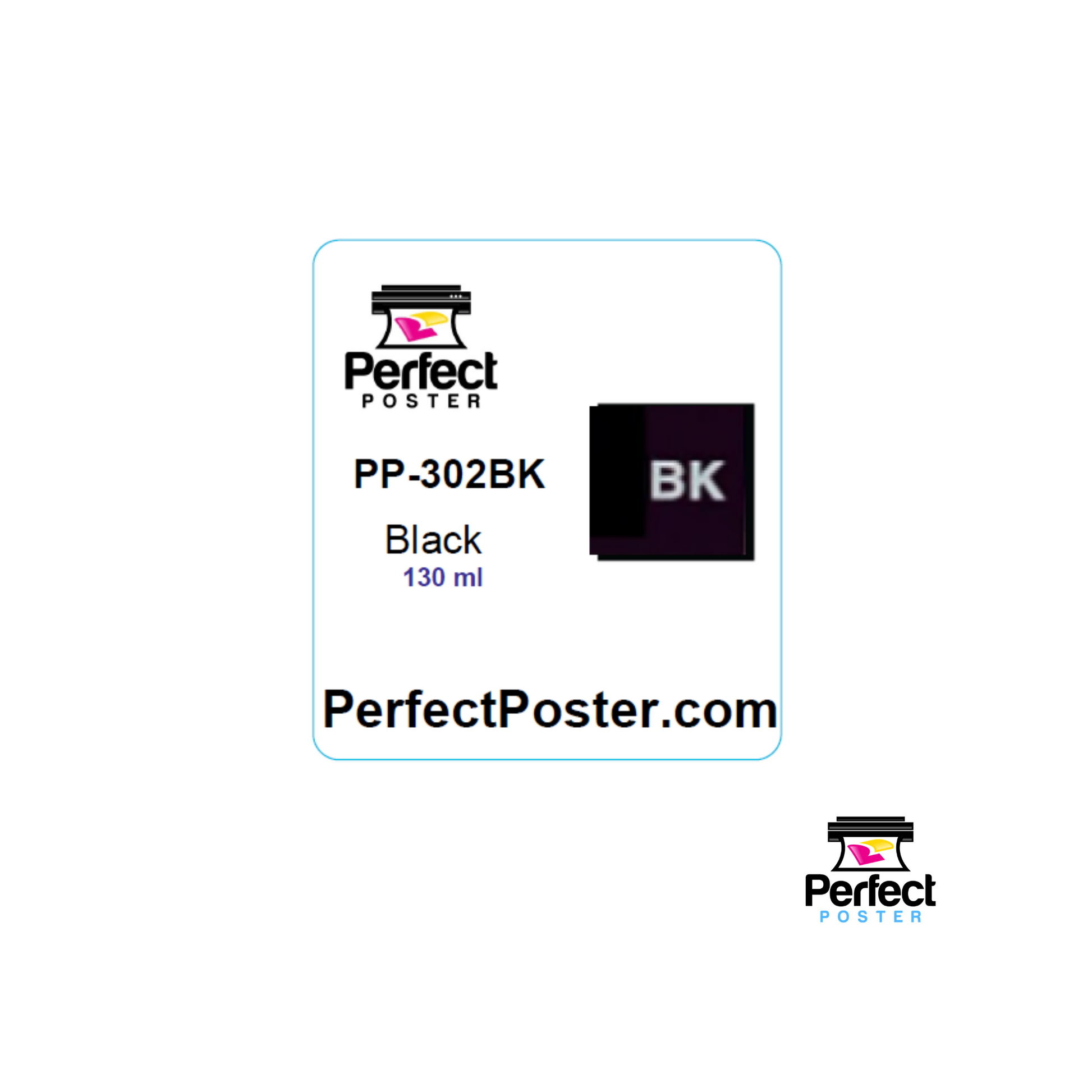 Poster Maker Supplies - Black Poster Printer Ink - LOD 1.0 Poster Maker