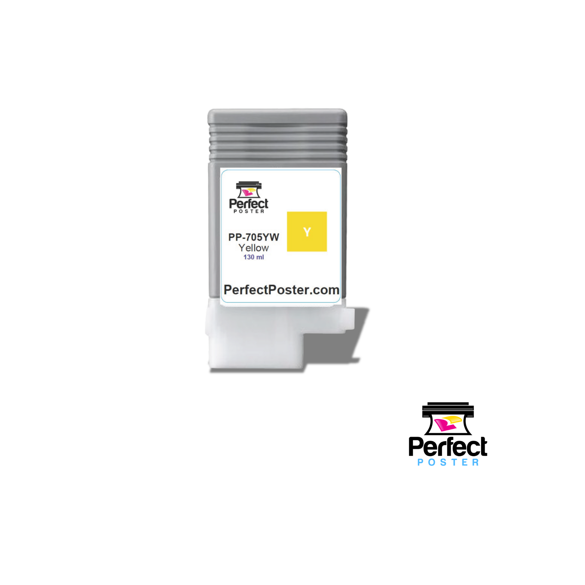 Poster Maker Supplies - Yellow Ink Cartridge  - Poster Printer- Canon TM Series - Compatible - PSS LOD 2.0 - LOD 3.0 - PP-705YW
