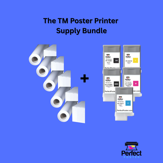Poster Printer Supplies for Schools Bundle