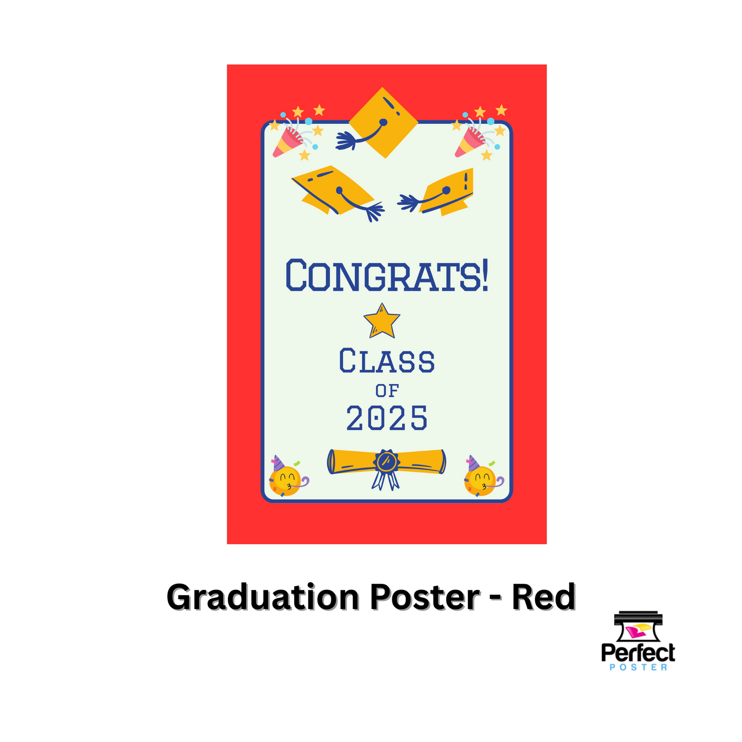 Graduation Poster - Red