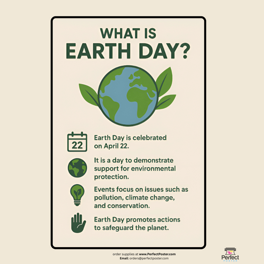Free School Poster Templates - EARTHDAY