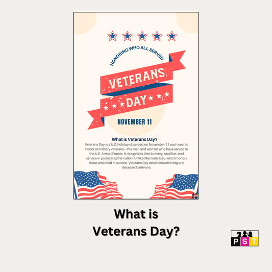 Free Veterans Day poster templete - School Posters Perfect School Tools