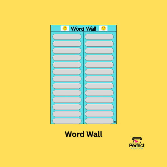 Word Wall - School Poster Template - Perfect Poster